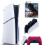 Приставка Sony Playstation 5 slim 1 Tb+2-ой геймпад(красный)+зарядное+Игра Один из нас 2