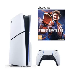 Игровая приставка Sony PlayStation 5 Slim Blu-ray (CFI-2000A) с игрой Street Fighter VI