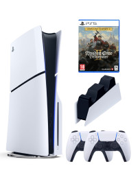 Приставка Sony Playstation 5 slim 1 Tb+2-ой геймпад(белый)+зарядное+Kingdom Come II