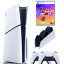 Приставка Sony Playstation 5 slim 1 Tb+2-ой геймпад(белый)+зарядное+NBA 24