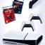 Игровая приставка Sony PlayStation 5 Slim disc + зарядное + игра Spider-Man2 + игра Marvel Человек паук