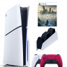 Приставка Sony Playstation 5 slim 1 Tb+2-ой геймпад(красный)+зарядное+Хогвартс