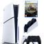 Приставка Sony Playstation 5 slim 1 Tb+2-ой геймпад(черный)+зарядное+Kingdom Come II