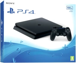Игровая приставка Sony PlayStation 4 Slim 500 ГБ HDD, без игр, черный