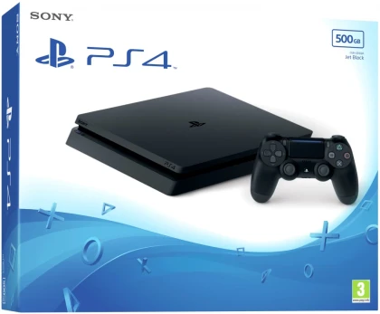Игровая приставка Sony PlayStation 4 Slim 500 ГБ HDD, без игр, черный