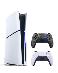 Игровая консоль Sony PlayStation 5 Slim, с 2-м геймпадом(Camo)