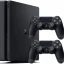 Игровая приставка Sony PlayStation 4 Slim 500 ГБ HDD, без игр, черный+2-й геймпад