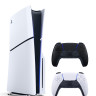 Игровая консоль Sony PlayStation 5 Slim, с 2-м геймпадом(Black)