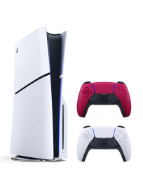 Игровая консоль Sony PlayStation 5 Slim, с 2-м геймпадом(Red)