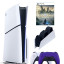 Приставка Sony Playstation 5 slim 1 Tb+2-ой геймпад(пурпурный)+зарядное+Хогвартс