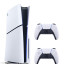 Игровая консоль Sony PlayStation 5 Slim, с 2-м геймпадом, 1Tb, черно-белая