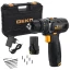 Аккумуляторная ударная дрель-шуруповерт DEKO GCD12DU SET4 063-4038