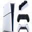Игровая консоль Sony PlayStation 5 Slim Digital(без дисковода)+2-ой геймпад(black)+зарядка
