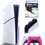 Приставка Sony Playstation 5 slim 1 Tb+2-ой геймпад(розовый)+зарядное+NHL25
