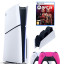 Приставка Sony Playstation 5 slim 1 Tb+2-ой геймпад(розовый)+зарядное+UFC 5
