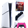 Приставка Sony Playstation 5 slim 1 Tb+2-ой геймпад(розовый)+зарядное+UFC 5 Приставка Sony Playstation 5 slim 1 Tb+2-ой геймпад(розовый)+зарядное+UFC 5