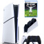 Приставка Sony Playstation 5 slim 1 Tb+2-ой геймпад(черный)+зарядное+FC25