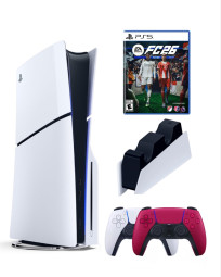 Приставка Sony Playstation 5 slim 1 Tb+2-ой геймпад(красный)+зарядное+FC 26 Приставка Sony Playstation 5 slim 1 Tb+2-ой геймпад(красный)+зарядное+FC 26
