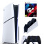 Приставка Sony Playstation 5 slim 1 Tb+2-ой геймпад(черный)+зарядное+Gran Turismo 7