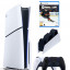 Приставка Sony Playstation 5 slim 1 Tb+2-ой геймпад(черный)+зарядное+NHL25