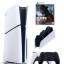 Приставка Sony Playstation 5 slim 1 Tb+2-ой геймпад(черный)+зарядное+Игра Один из нас 2