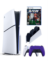 Приставка Sony Playstation 5 slim 1 Tb+2-ой геймпад(фиолет)+зарядное+FC 26 Приставка Sony Playstation 5 slim 1 Tb+2-ой геймпад(фиолет)+зарядное+FC 26
