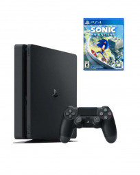Игровая приставка Sony PlayStation 4 Slim 500 ГБ HDD+Игра PS4 - Sonic Frontiers (диск)