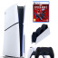 Приставка Sony Playstation 5 slim 1 Tb+2-ой геймпад(черный)+зарядное+Человек Паук 2