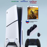 Приставка Sony Playstation 5 slim 1 Tb+2-ой геймпад(черный)+зарядка+Мортал Комбат Ultimate