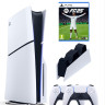 Приставка Sony Playstation 5 slim 1 Tb+2-ой геймпад(белый)+зарядное+FC25