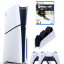 Приставка Sony Playstation 5 slim 1 Tb+2-ой геймпад(белый)+зарядное+NHL25