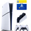 Приставка Sony Playstation 5 slim 1 Tb+2-ой геймпад(белый)+зарядное+Делюкс 12 месяцев