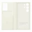 Чехол-книжка Samsung Smart View Wallet Case для Galaxy S23 Ultra, поликарбонат, кремовый