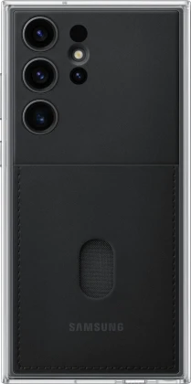 Чехол-накладка Samsung Frame Case для Galaxy S23 Ultra, поликарбонат, черный