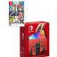 Игровая консоль Nintendo Switch OLED (Mario Red Edition)+Mario Smash Bros
