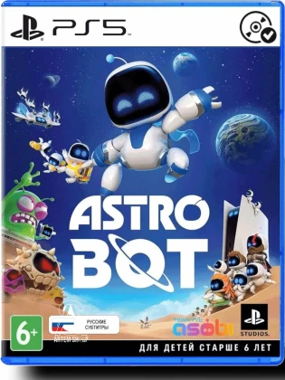 Игра Astro Bot Playstation 5, русские субтитры и интерфейс, диск