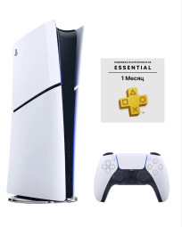 Приставка Sony Playstation 5 slim Digital 1 Tb+подписка Essental 1 месяц