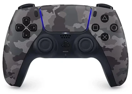 Геймпад Sony DualSense "Зеленый-камуфляж", для PS5, виброотдача, акселерометр