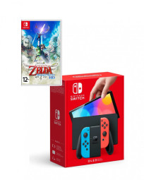 Игровая консоль Nintendo Switch OLED+The Legend of Zelda: Skyward Sword HD
