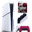 Приставка Sony Playstation 5 slim 1 Tb+2-ой геймпад(красный)+зарядное+Atomic Heart