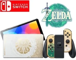 Игровая приставка Nintendo Switch OLED 64 ГБ+The Legend of Zelda: Tears of the Kingdom(картридж)