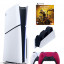 Приставка Sony Playstation 5 slim 1 Tb+2-ой геймпад(красный)+зарядное+Mortal Kombat 11