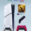 Приставка Sony Playstation 5 slim 1 Tb+2-ой геймпад(красный)+зарядное+Mortal Kombat 11